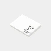 Je maakt me verdrietig. Sad panda. Post-it® Notes (Schuin)