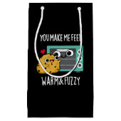 Je maakt me warm en fuzzy Oven grap donkere achter Klein Cadeauzakje (Voorkant)