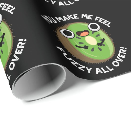 Je maakt me wazig over fruit pun donker BG Cadeaupapier (Rol Hoek)