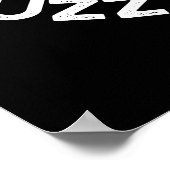 Je maakt me wazig over fruit pun donker BG Poster (Hoek)