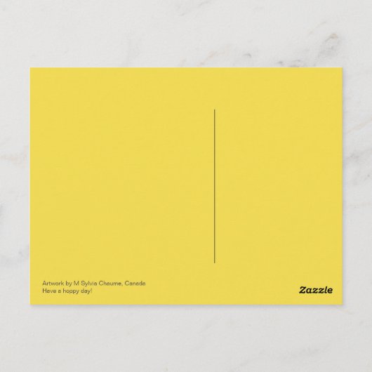 Je maakt me zo'n hap ktige Cartoon kikker met hart Briefkaart (Achterkant)