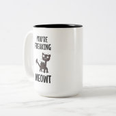 Je maakt Meowt Two-Tone Coffee Mok (Voorkant links)