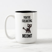 Je maakt Meowt Two-Tone Coffee Mok (Links)