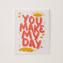Je maakt mijn dag Liefde Puzzel
