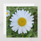 Je maakt mijn dag vrij bedankkaart (Voorkant / Achterkant)