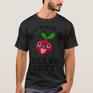 Je maakt mijn hart biet Schattige Veggie Pun 1 T-shirt