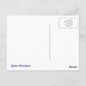 Je maakt mijn hart blauw briefkaart (Achterkant)