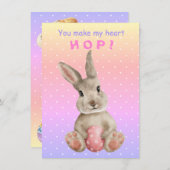 Je maakt mijn hart. Bunnies en kippen (Voorkant / Achterkant)