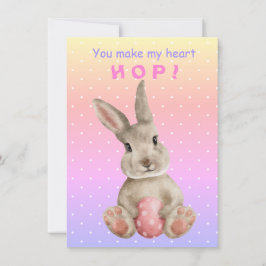 Je maakt mijn hart. Bunnies en kippen