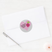 Je maakt mijn hart een biet overslaan ronde sticker (Envelop)