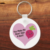 Je maakt mijn hart een biet overslaan sleutelhanger (Voorkant)