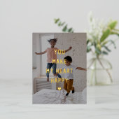 Je maakt mijn hart gelukkige Valentijn Folie Feestdagen Briefkaart (Staand Voorkant)