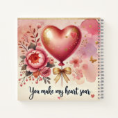 je maakt mijn hart notitieboek (Achterkant)