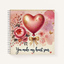 je maakt mijn hart notitieboek