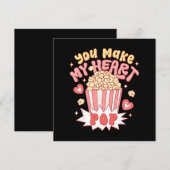 Je maakt mijn hart Pop grappige Valentijnsdag Kaart (Voorkant / Achterkant)