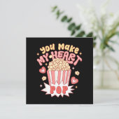 Je maakt mijn hart Pop grappige Valentijnsdag Kaart (Staand voorkant)