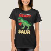 Je maakt mijn hart Saur Valentijnsdag Dinosaur R T-shirt (Voorkant)