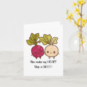 Je maakt mijn hart Skip een Valentijnsdag van een Kaart (Gele Bloem)