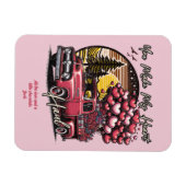 Je maakt mijn hart trek  truck Valentijn Magneet (Horizontaal)