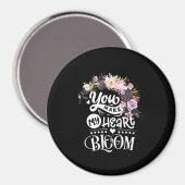 Je maakt mijn hartbloem magneet (Voorkant / Achterkant)