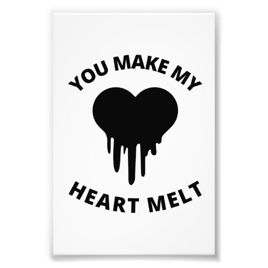 Je maakt mijn harteloze liefdesquotes foto afdruk (Voorkant)