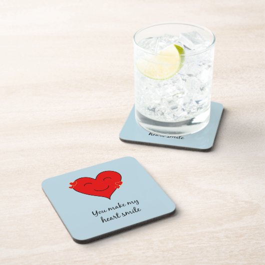 Je maakt mijn hartglimlach drankjes onderzetter (Rechterzijde)