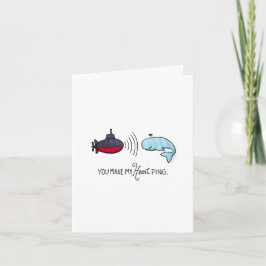 Je maakt mijn hartpingbriefkaart kaart