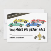 Je maakt mijn hartslag Kinder Valentijnsdag Kaart (Voorkant)