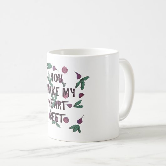 Je maakt mijn hartslag - Mok (Voorkant rechts)