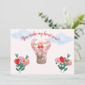 Je maakt mijn hartverwarmende soar-gnomen in een l bedankkaart (Staand voorkant)