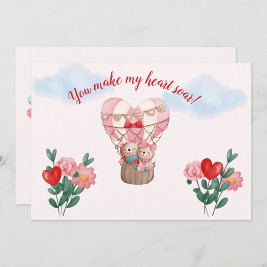 Je maakt mijn hartverwarmende soar-gnomen in een l bedankkaart (Voorkant / Achterkant)