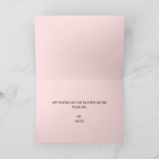 Je maakt mijn hartvlek-ijs-Valentijnsdag Feestdagen Kaart (Binnen)