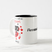 Je maakt mijn Heart Beep Mok (Voorkant links)