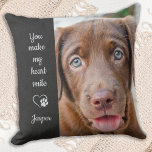 Je maakt mijn Hondenliefhebber voor hartglimlachen Kussen<br><div class="desc">Viel je beste vriend met een aangepaste 'pet memorial piloot'. Dit is het perfecte geschenk voor jezelf, familie of vrienden om geliefde te eren. We hopen dat je met je foto-kussen vreugde, vrede en gelukkige herinneringen zult krijgen. Citaat: "Je maakt mijn hartglimlach" COPYRIGHT © 2020 Judy Burrows, Black Dog Art...</div>