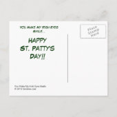 Je maakt mijn Ierse ogen glimlachen - St. Patrick' Briefkaart (Achterkant)