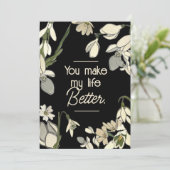 Je maakt mijn leven beter, Valentijnse Aankondiging (Staand voorkant)