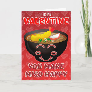 Je maakt Miso blij Grappige Valentijnskaart Kaart