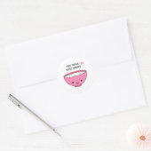 je maakt Miso Happy Cute kom Ronde Sticker (Envelop)