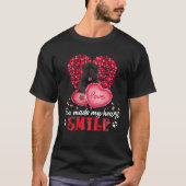 Je maakt m'n hartglimlach, Bouvier Des. T-shirt (Voorkant)