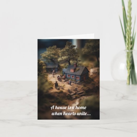 Je maakt ons huis een thuis kaart (Voorkant)