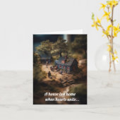 Je maakt ons huis een thuis kaart (Gele Bloem)