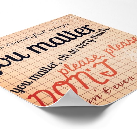 Je maakt poster uit (Hoek)