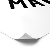 Je maakt Sans geen grappige woordspelingen Poster (Hoek)