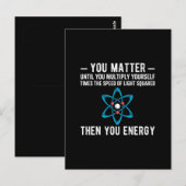 je maakt uit tot je jezelf vermenigvuldigt , maar briefkaart (Voorkant / Achterkant)