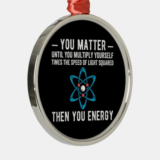 je maakt uit tot je jezelf vermenigvuldigt , maar metalen ornament (Rechts)