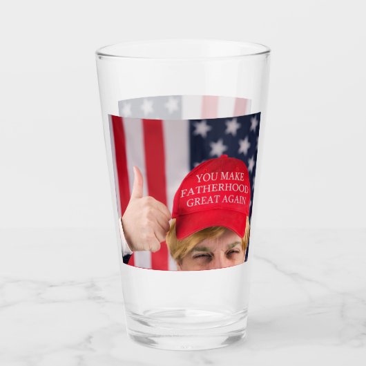 Je maakt vaderschap weer geweldig glas (Voorkant)