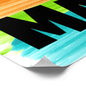 Je maakt Waterverf Poster van de regenboog belangr (Hoek)