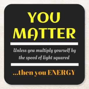 Je maakt wetenschappelijke woordspun kartonnen onderzetters