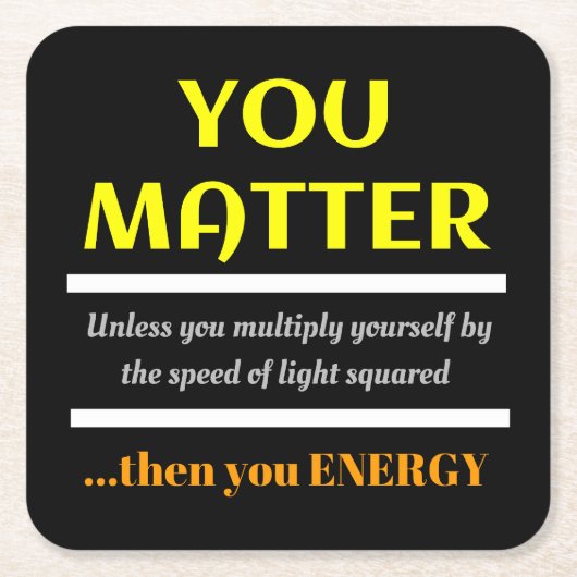 Je maakt wetenschappelijke woordspun kartonnen onderzetters (Voorkant)