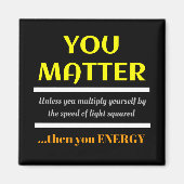 Je maakt wetenschappelijke woordspun magneet (Voorkant)